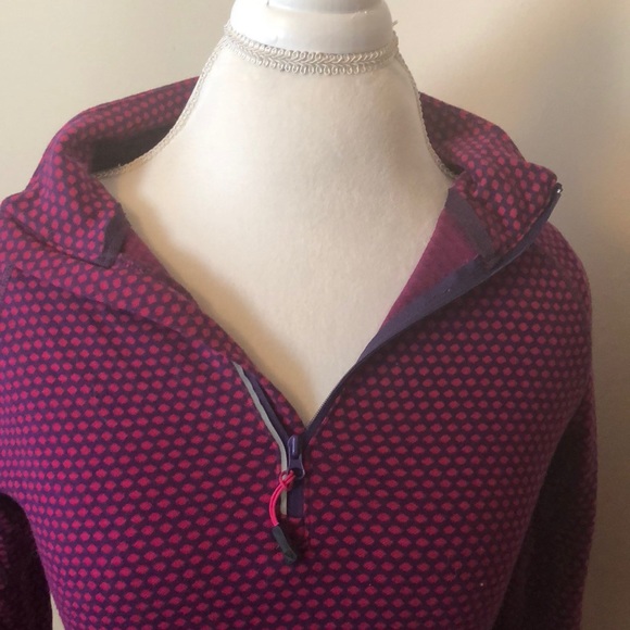 Purple and pink half zip warm up jacket - Picture 3 of 4